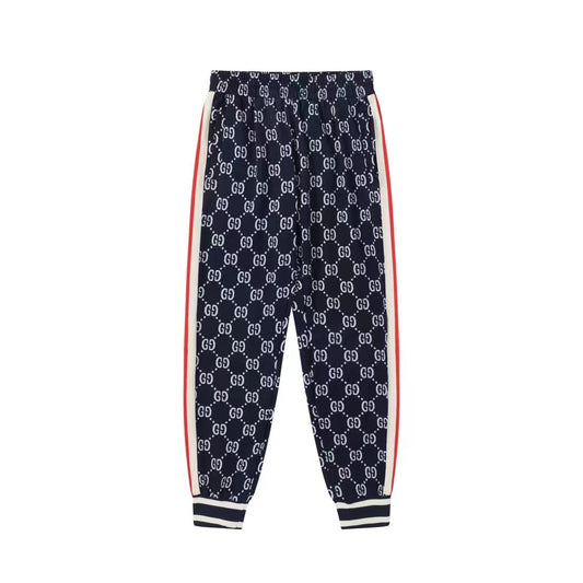 Full print knitted pants
