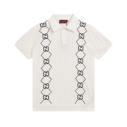 250313 New high quality knit lapel POLO