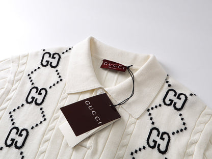 250313 New high quality knit lapel POLO