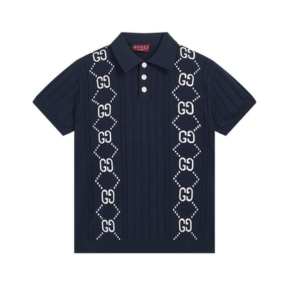 250313 New high quality knit lapel POLO